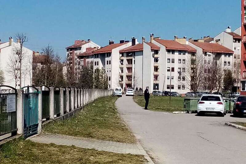 Mjesto ubistva policajca u Prijedoru (Foto: Bojana Majstorović/Ringier)