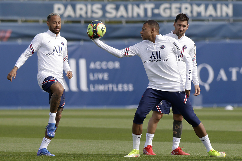 Neymar, Mbappe i Messi (Foto: EPA-EFE)