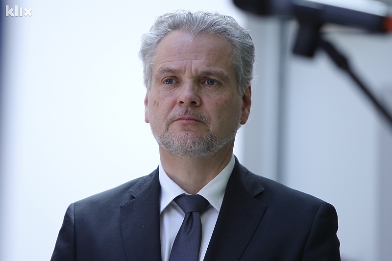 Johann Sattler, šef delegacije EU, razočaran jučerašnjim odlukama Doma naroda (Foto: I. L./Klix.ba)