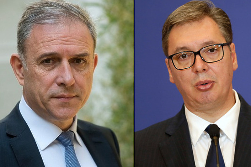 Zdravko Ponoš i Aleksandar Vučić (Foto: EPA-EFE)