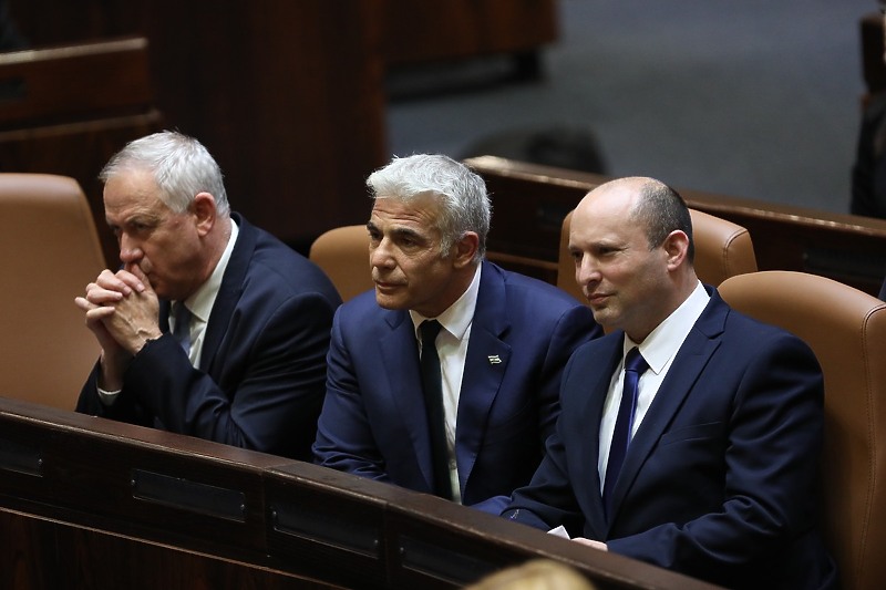 Benny Gantz, Yair Lapid i Naftali Bennett (Foto: EPA-EFE)