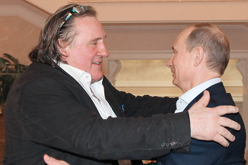 Gerard Depardieu i Vladimir Putin (Foto: EPA-EFE)