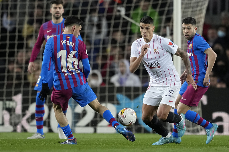 Detalji s utakmice između Barcelone i Seville (Foto: EPA-EFE)