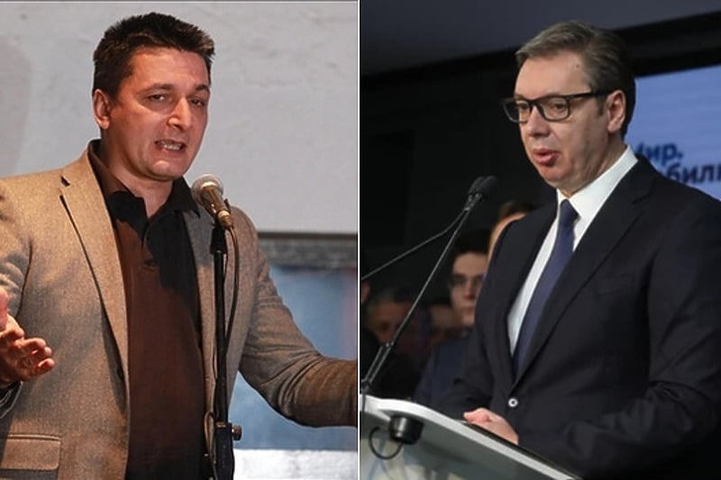 Bane Kuzmanović i Aleksandar Vučić