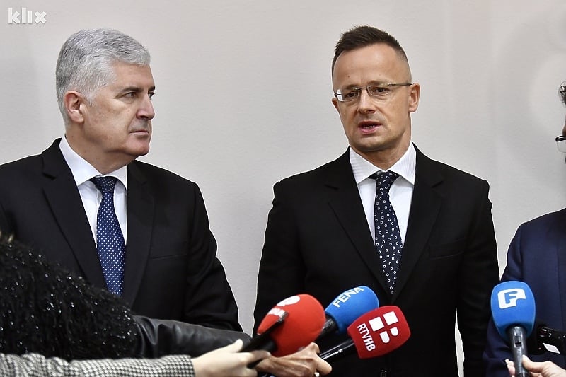 Dragan Čović i Peter Szijjarto (Foto: T. S./Klix.ba)
