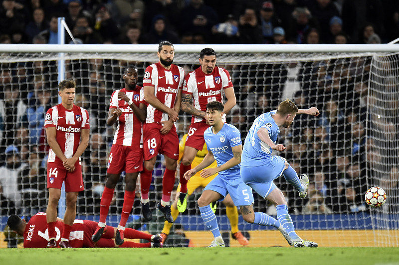 De Bruyne je "probio" odbranu Atletica (Foto: EPA-EFE)