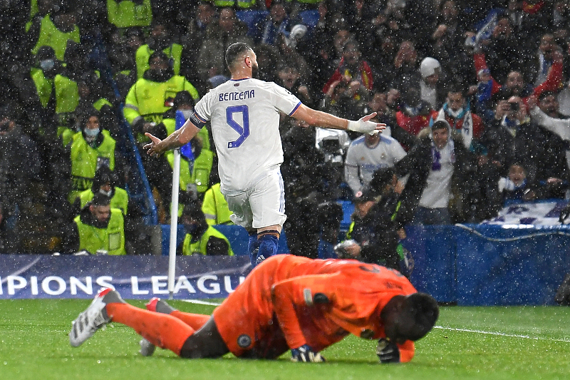 Benzema je postigao dva gola glavom (Foto: EPA-EFE)