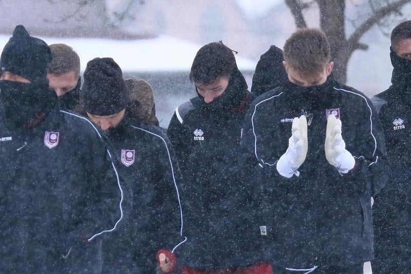 Snijeg bi mogao stvarati probleme igračima (Foto: FK Sarajevo)