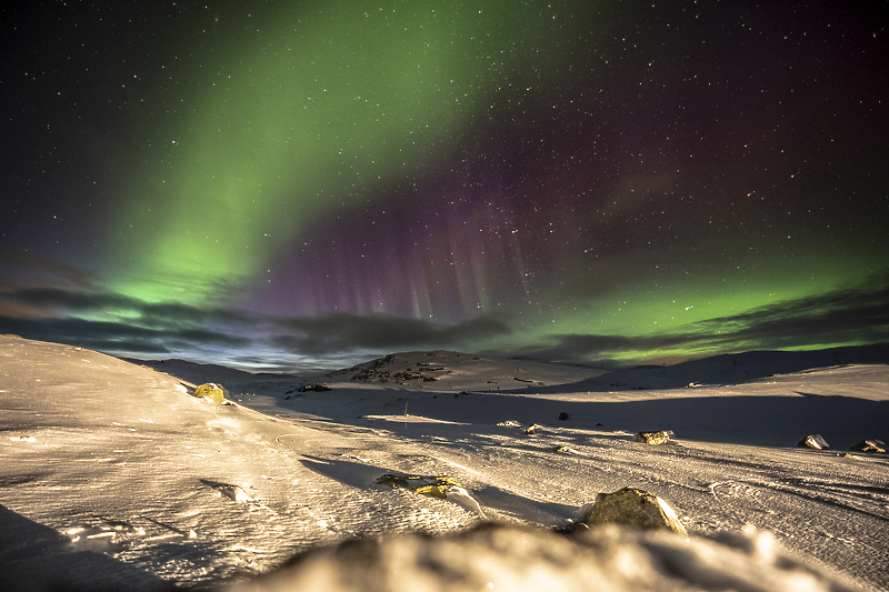 Jedna od posljedica ovih događaja je i Aurora Borealis ili Sjeverna svjetlost (Foto: EPA-EFE)