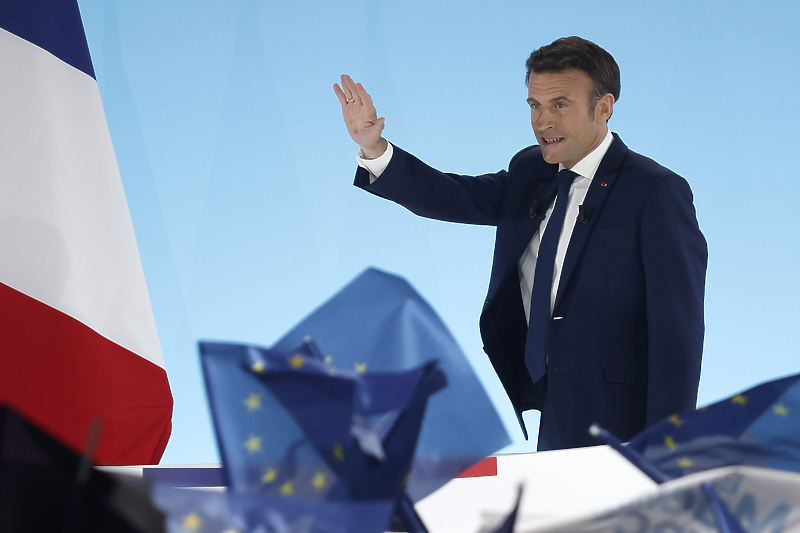 Macron je upozorio svoje pristalice da ništa nije gotovo (Foto: EPA-EFE)