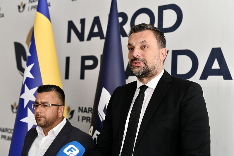 Elmedin Konaković, predsjednik NiP (Foto: T. S./Klix.ba)