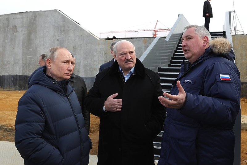 Lukašenko i Putin su posjetili kosmodrom na ruskom dalekom istoku (Foto: EPA-EFE)