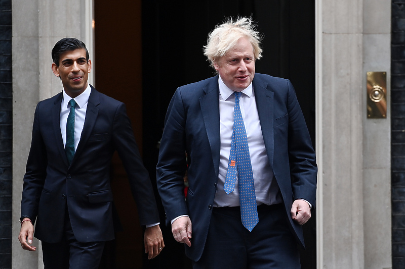 Boris Johnson i Rishi Sunak (Foto: EPA-EFE)