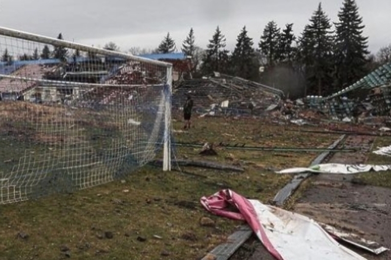 Stadion je u potpunosti uništen i neupotrebljiv (Foto: Instagram/Darijo Srna)