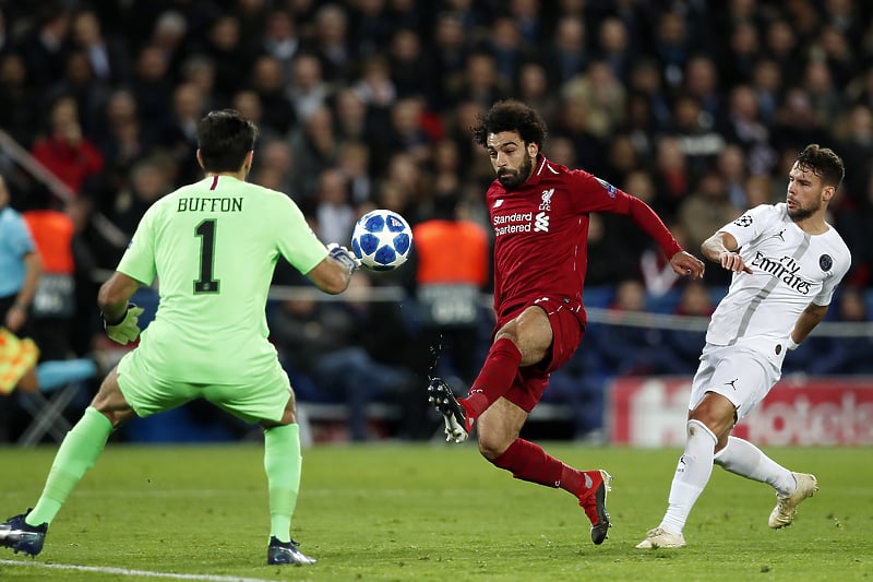 Salah je igrao protiv Buffona u Italiji, ali i u dresu Liverpoola protiv PSG-a (Foto: EPA-EFE)