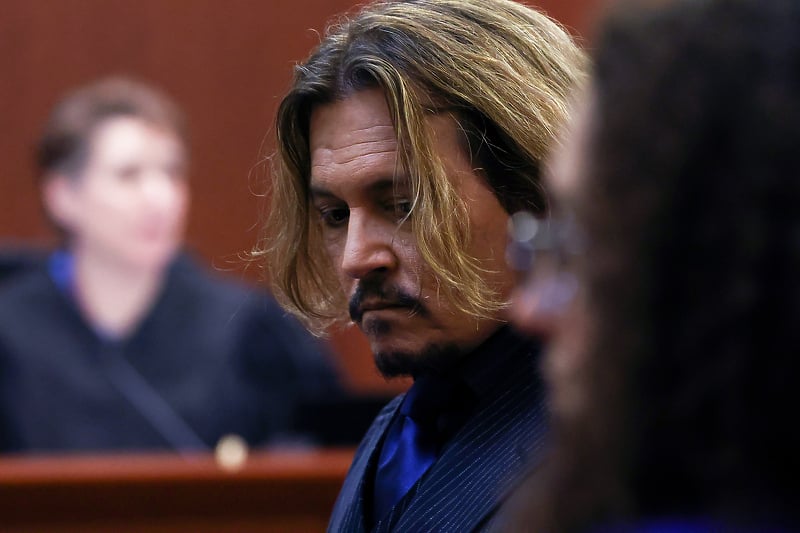 Johnny Depp na suđenju (Foto: EPA-EFE)