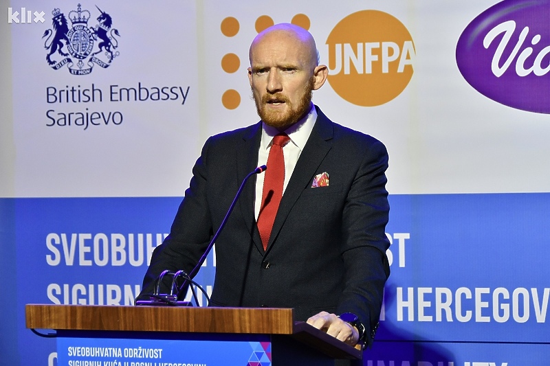 Britanski ambasador u BiH Matthew Field (Foto: I. Š./Klix.ba)