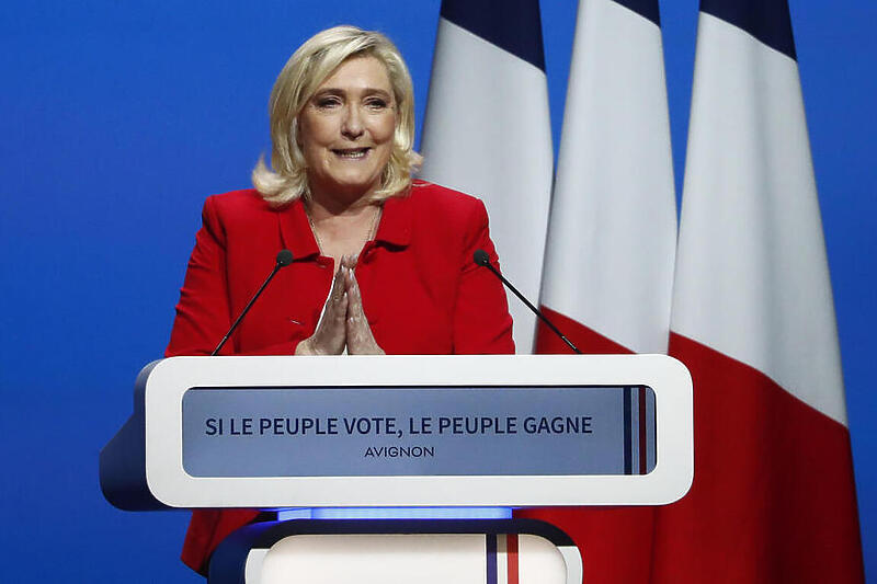 Kandidatkinja na francuskim predsjedničkim izborima Marine Le Pen (Foto: EPA-EFE)