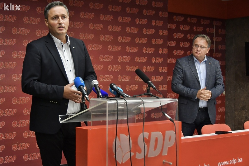 Denis Bećirović i Nermin Nikšić su najozbiljniji kandidiati iz SDP-a (Foto: Klix.ba)