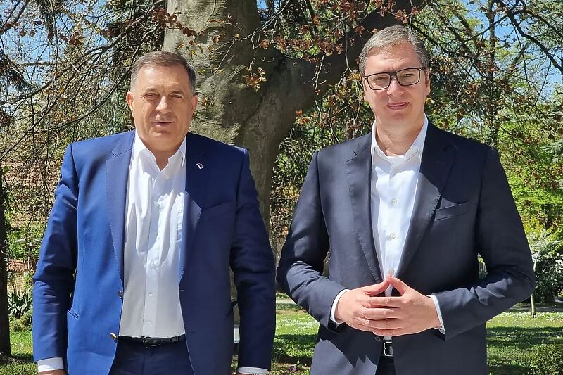 Milorad Dodik i Aleksandar Vučić (Foto: Instagram)