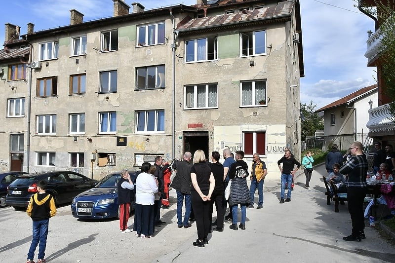 Zgrada u kojoj se desio požar (Foto: I. Š./Klix.ba)