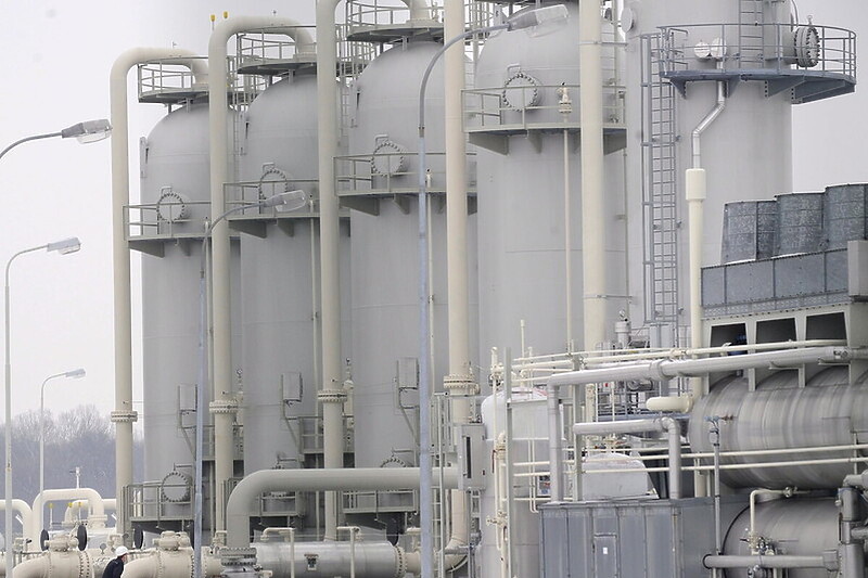 Dio  skladišta ruskog plina u Austriji (Foto: EPA-EFE)