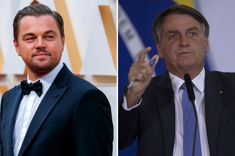 Leonardo DiCaprio i Jair Bolsonaro (Foto: EPA-EFE)