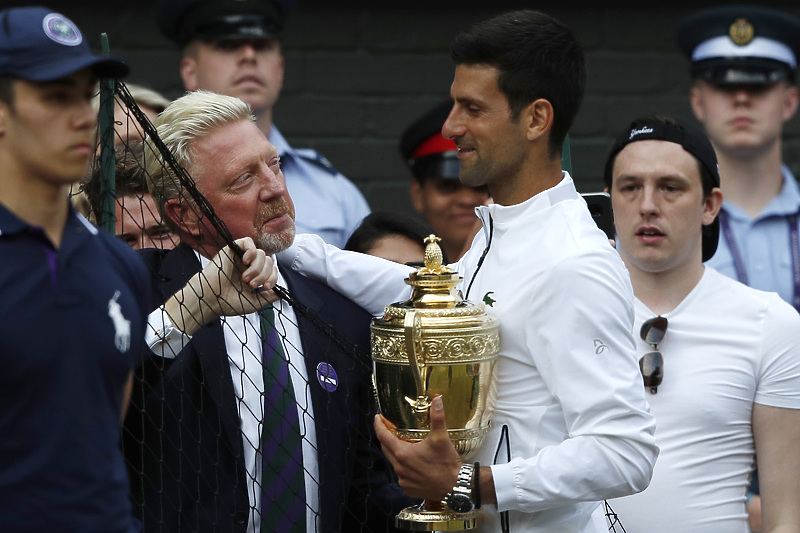 Becker i Đoković (Foto: EPA-EFE)