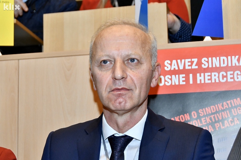 Mevludin Bektić, predsjednik SSS BiH (Foto: D. S./Klix.ba)