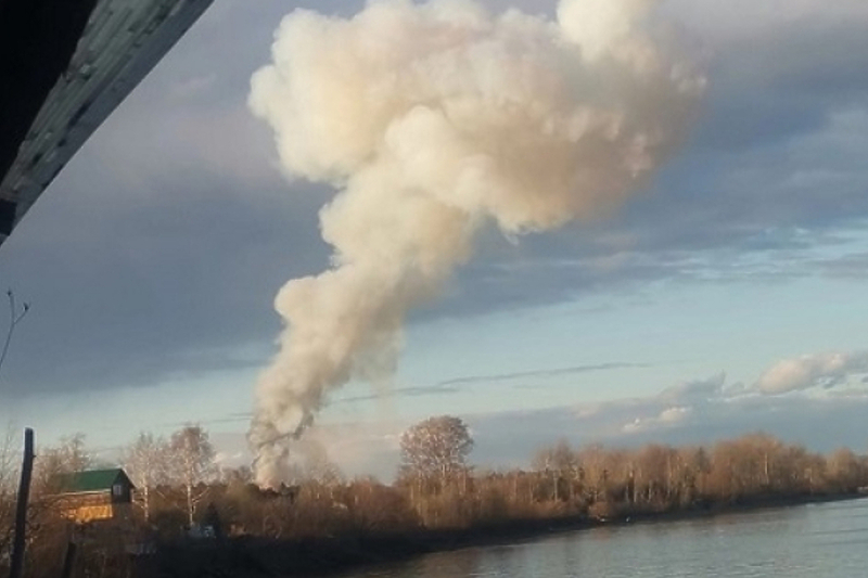 Posljednja eksplozija zabilježena u skladištu u Permu (Foto: Twitter)