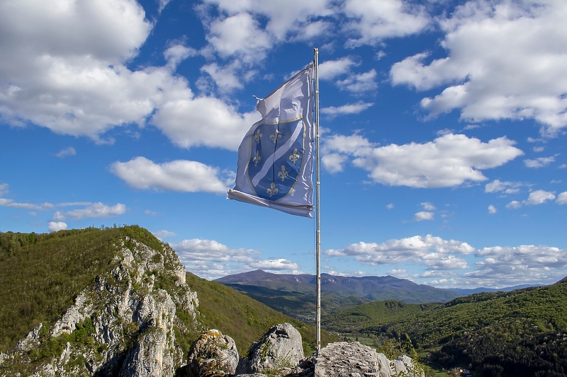 Foto: Shutterstock / Motivi na zastavi inspirisani srednjovjekovnom Bosnom