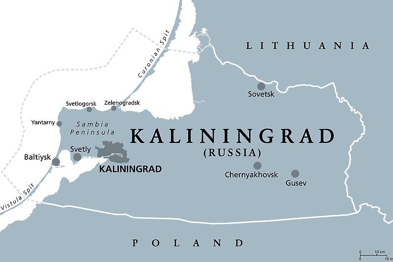 Simulirana vježba izvođenaje u Kalinjingradu, ruskoj teritoriji između Poljske i Litvanije