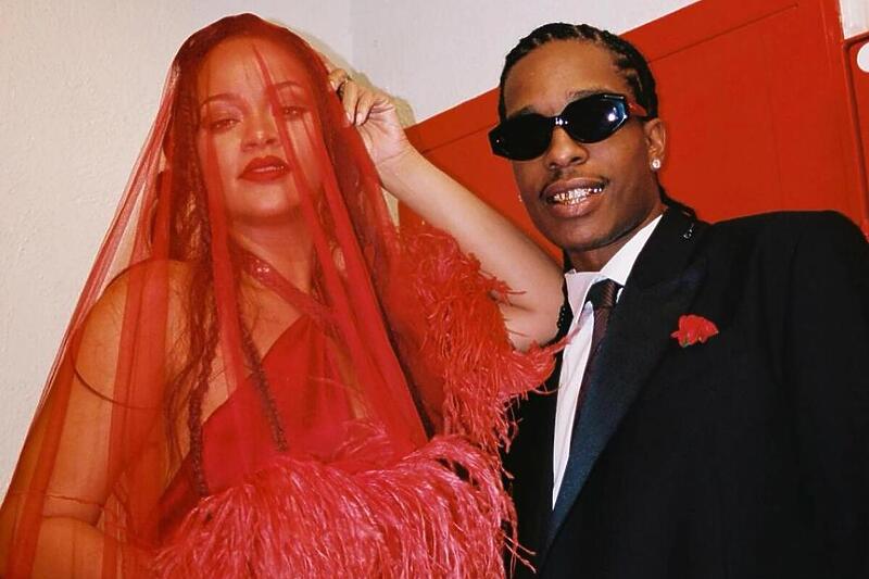 Rihanna i ASAP Rocky (Foto: Instagram)