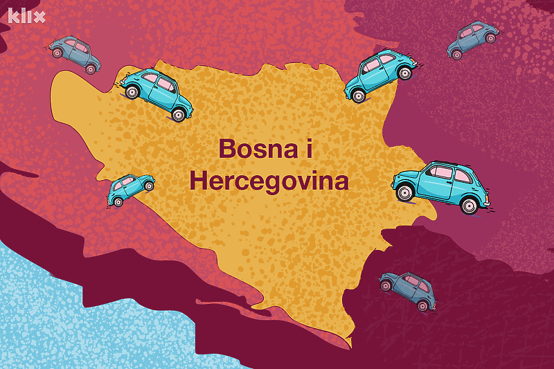 Koliko su svjetski problemi utjecali na uvoz automobila u BiH? (Ilustracija: A. L./Klix.ba)