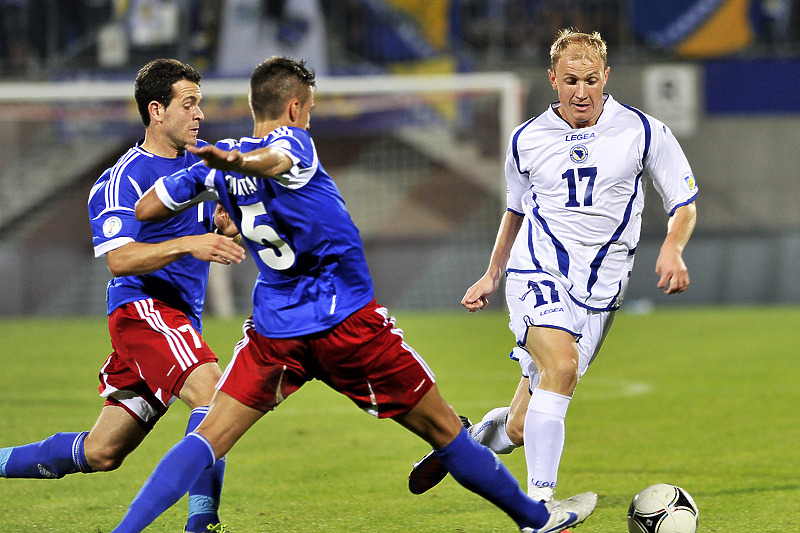 Ibričić u dresu reprezentacije BiH (Foto: EPA-EFE)