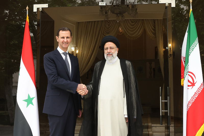 Assad tokom sastanka s Raisijem (Foto: EPA-EFE)