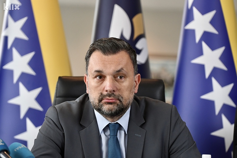 Predsjednik Naroda i pravde Elmedin Konaković (Foto: D. S./Klix.ba)
