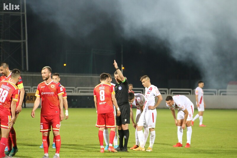 Tokom derbija bila je uzavrela atmosfera (Foto: G. Š./Klix.ba)