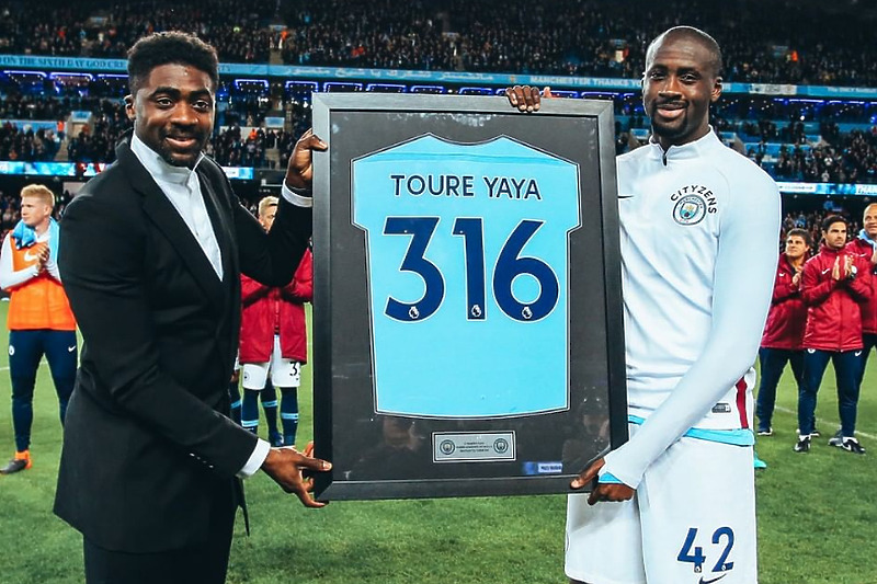 Yaya Toure (desno) s bratom Kolom (Foto: Manchester City)
