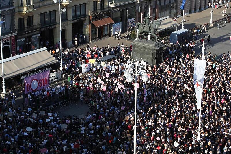 Skup u Zagrebu (Foto: Pixsell/ Igor Kralj)