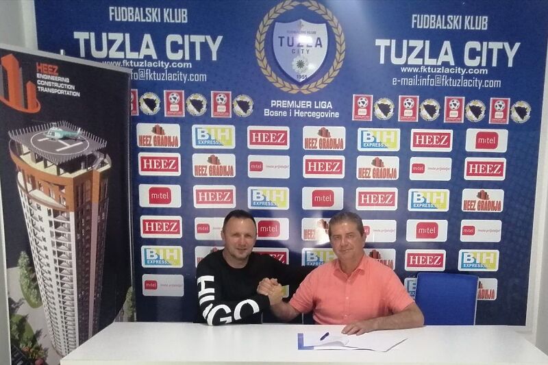 Samir Muratović i Dragan Jović (Foto: FK Tuzla City)
