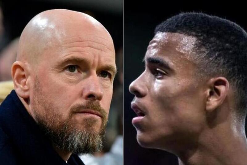 Erik ten Hag i Mason Greenwood