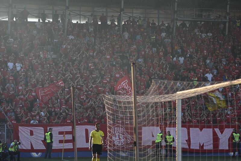 Red Army na zapadnoj tribini (Foto: E. M./Klix.ba)