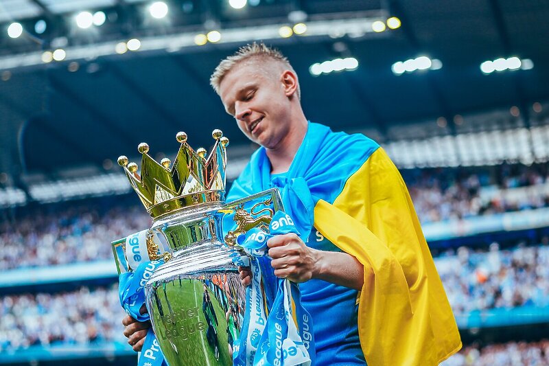 Oleksandr Zinchenko (Foto: Manchester City/Twitter)