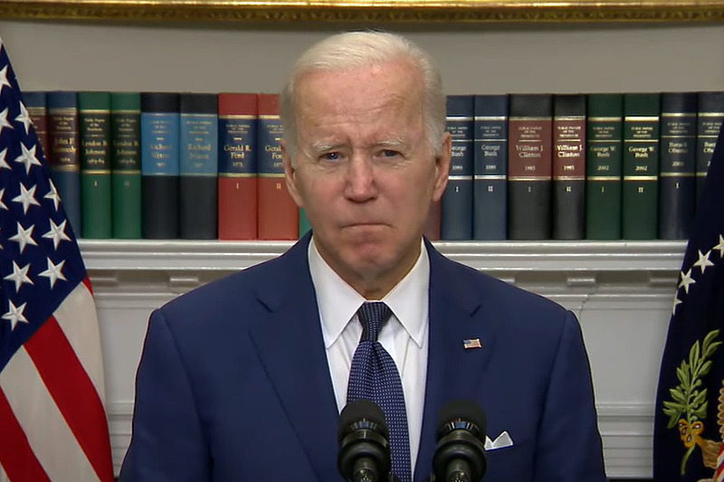 Joe Biden tokom obraćanja (Screenshot: ABC News)