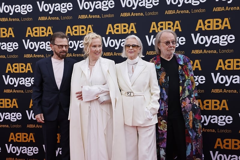 Članovi grupe ABBA u Londonu (Foto: EPA-EFE)