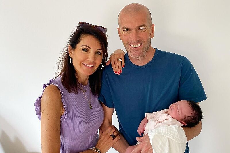Véronique Fernández i Zinedine Zidane s unukom (Foto: Instagram)
