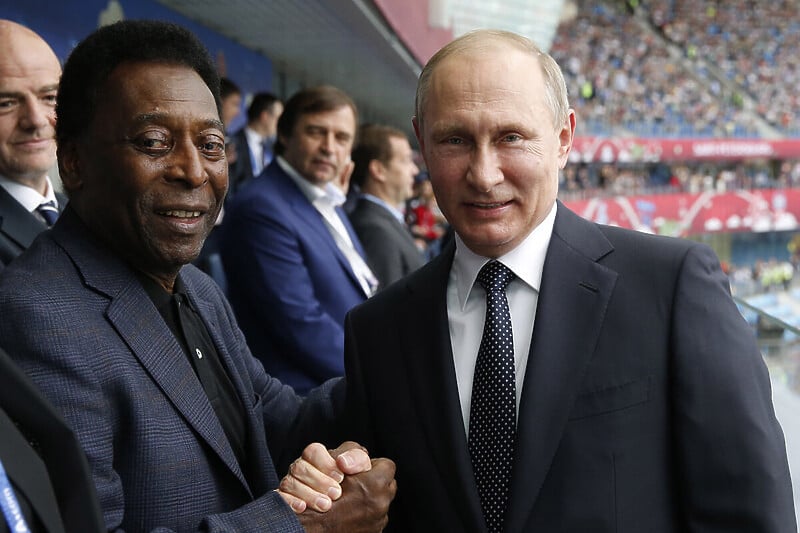 Pele i Vladimir Putin (Foto: EPA-EFE)