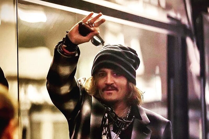 Johnny Depp nastupio je u Glasgowu (Foto: Twitter)