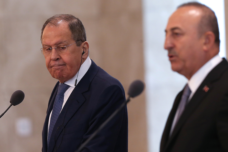 Lavrov na jučerašnjoj konferenciji za medije (Foto: EPA-EFE)